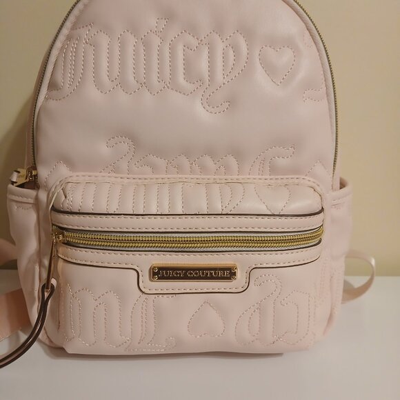 Juicy Couture Light Pink Quilted Mini Backpack main image 6